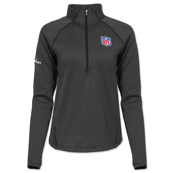 NFL Womens Fleece Recycled Half Zip Pullover